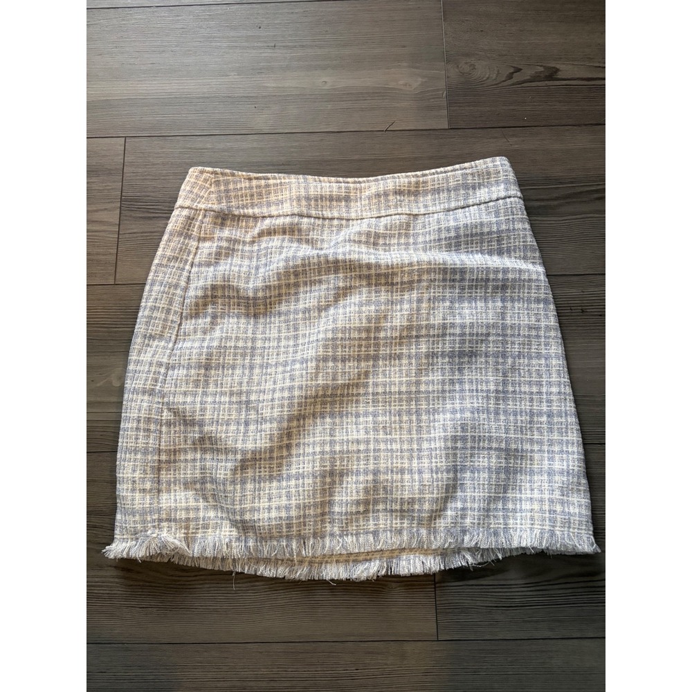 Maison d'Amélie Plaid Mini Skirt Women's 0221B3 Neutral Preppy Academia Y2K
